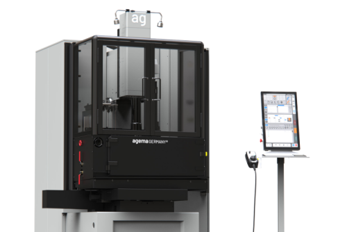 Agema Startlocherodiermaschine